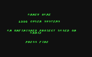C64 GameBase Arney_Game_[Preview] (Preview) 1996